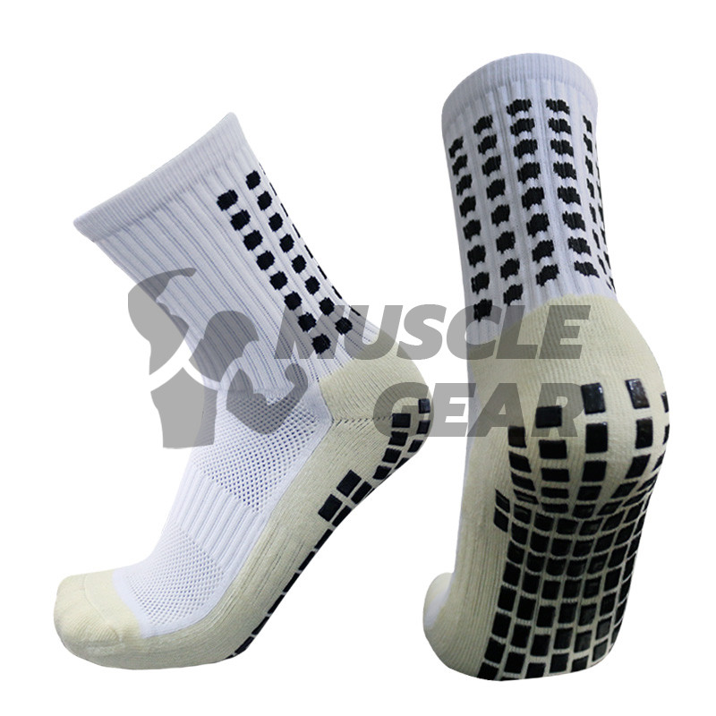 ถุงเท้ากีฬา แบบมืออาชีพ ถุงเท้าฟุตบอล ถุงเท้ากันลื่นฟุตบอล ระบายอากาศ ซิลิโคน แบบหนา