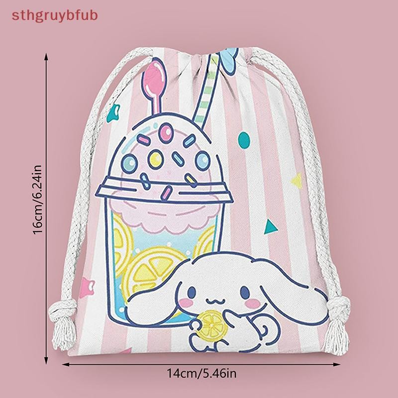 Sthb Drawstring Bag Cartoon Small Bag Sundry Storage Cosmetic Portable Toiletry Bag Candy Gift Bags TH