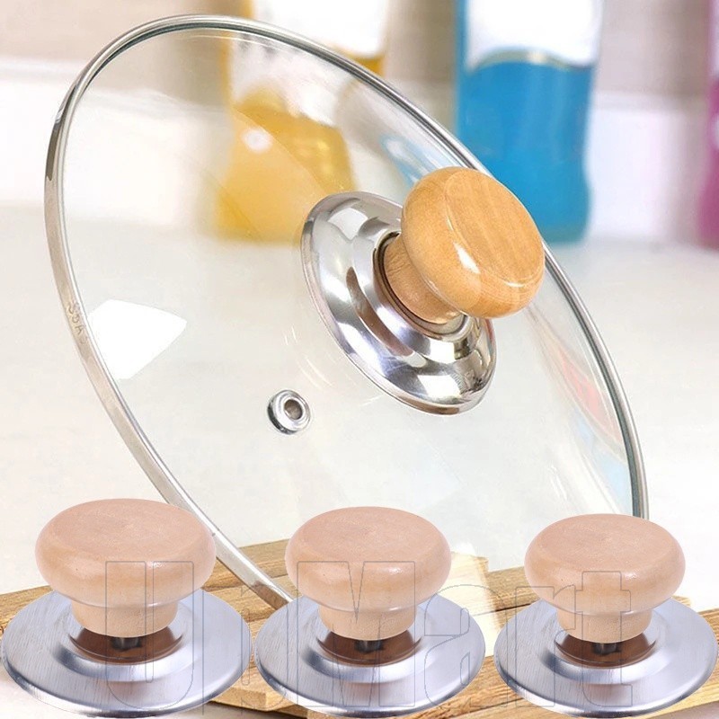 ที่จับฝาหม้อป้องกันการลวก-เปลี่ยน,สากล-ทําอาหารฝาหม้อจับลูกบิด-ตัวยกฝาหม้อ-เครื่องครัวจับมือป้องกันความร้อน-อุปกรณ์ครัวบ้าน-จับฝาหม้อ