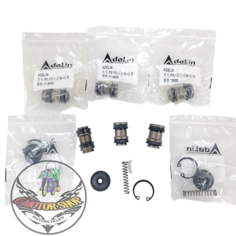 ADELIN เบรคหลักเบรกเบรกเบรกเบรกหลักชุด PX1 ADELIN PX7 DELKEVIC PX1 DELKAVIC PX7 KTC KYTACO PX7 KTC 1