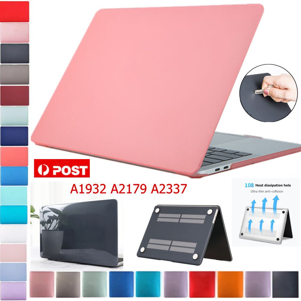 สําหรับmacbook Air 13 นิ้ว 13.3 "A1932 A2179 A2337 M1 2020/2019/2018 Glossy Matte Glittering Hard PCคริสตัลกันกระแทกAnti-Fingerprint Shellโปร่งใสแล็ปท็อป