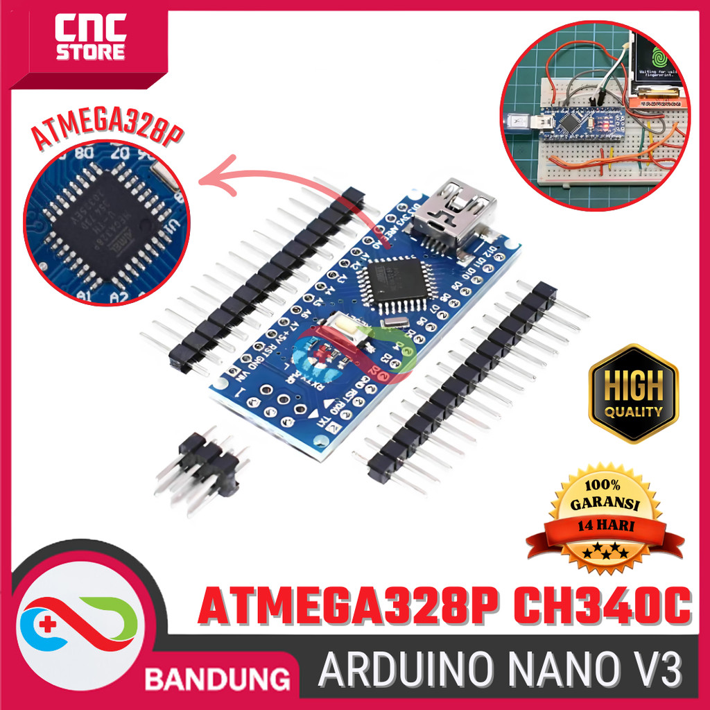 ARDUINO NANO V3 ATMEGA328P CH340C 5V BOARD