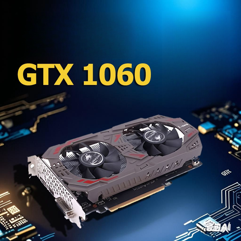 การ์ดกราฟิกอิสระสีสันสดใส LOL PUBG GTX 1060 4G 5G 6G Black Myth Wukong สำหรับการตัดต่อวิดีโอและเล่นเ