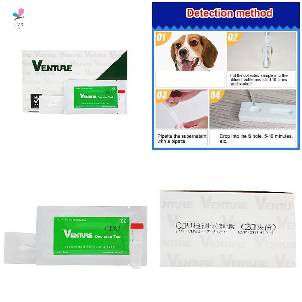 Canine CDV/CPV แถบทดสอบความแม่นยําสูง Rapid Wellness Detection สําหรับอุปกรณ์สุขภาพสุนัข