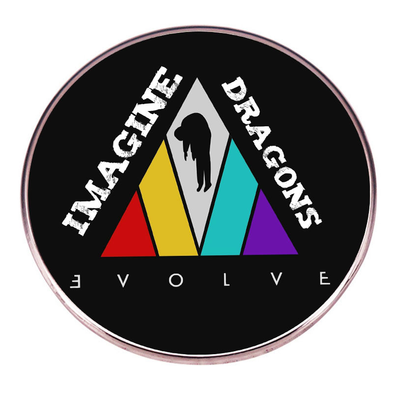 Imagine Dragons Dream Dragons Band เข็มกลัด Rock เพลงอัลบั้ม Badge Pin โลหะป้าย IFLQ