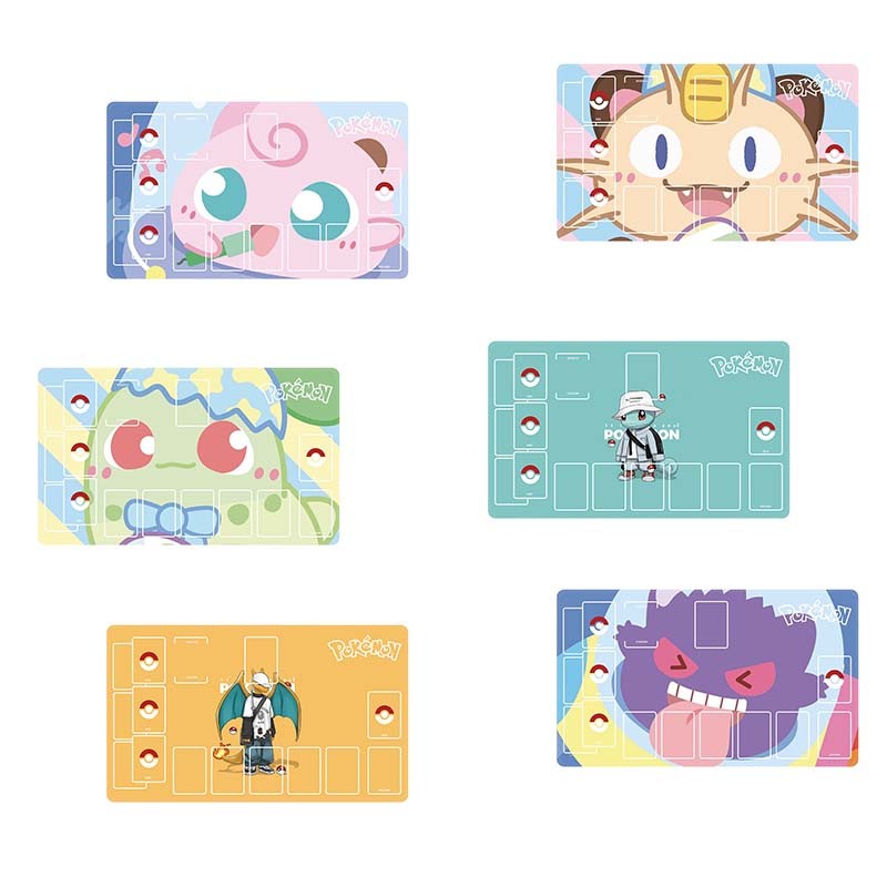 60x35x0.2 ซม.อะนิเมะ Pokemon เกม PTCG เฉพาะ DIY การ์ด Playmat Battle Against Kawaii Series Pikachu Gengar คอลเลกชันของขวัญของเล่น