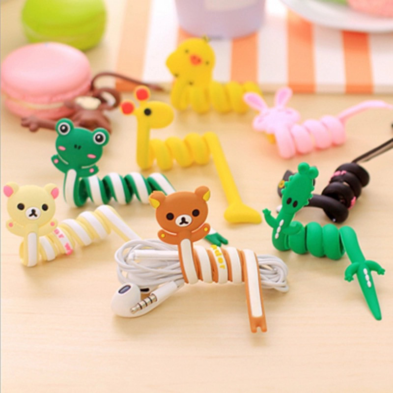 [DWCORNER] สายชาร์จมือถือ Cute Motif Charger Cable Winder