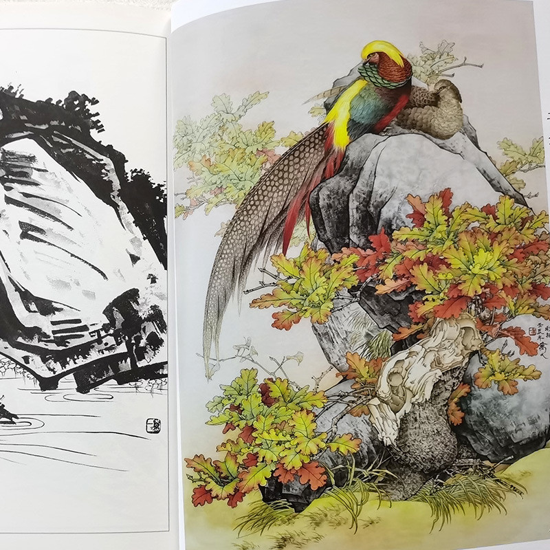 ภาพวาดดอกโบตั๋นซีรีส์งานศิลปะของแท้ - รูปที่ 7