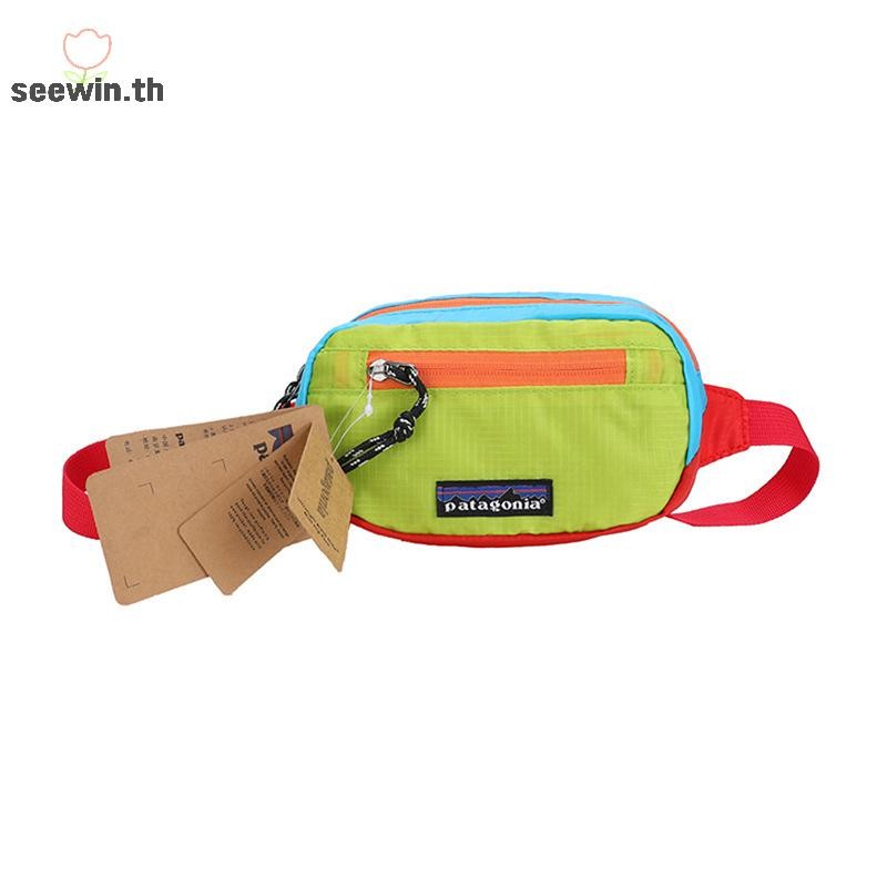 Seewin ผู้ชายและผู้หญิงกลางแจ้ง Mini กันน้ํา Mini Oxford ผ้าเอวเล็กกระเป๋านักเรียนจับคู่โทรศัพท์มือถือกระเป๋าเดินทาง th