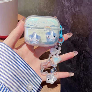 สําหรับ OPPO Enco Buds3/Buds 3 Pro เคส Case หูฟังบุคลิกภาพ วาฬ ลูกสุนัข ดอกไม้ ดาว ผีเสื้อ motif