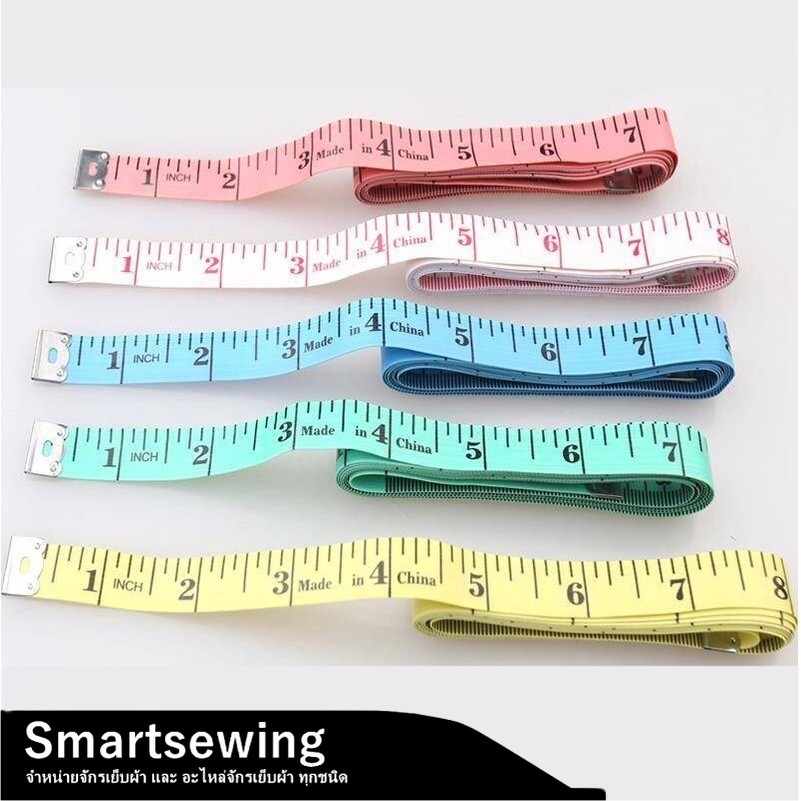 สายวัดรอบเอว วัดเสื้อผ้า 6 สี 1 กล่อง มี12อัน ลูกค้าไม่สามาเลือกสีได้ (ขายเป็นเส้นเดียว และ เป็นกล่อง)