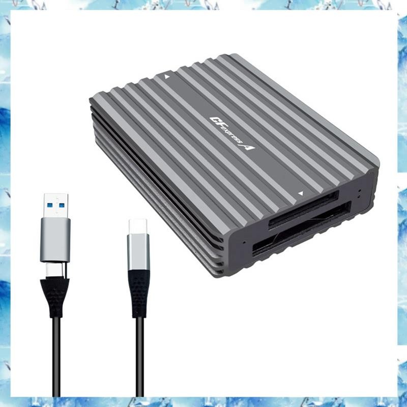 [ ] Portable Type C to CFexpress B CFexpress A Reader ไดรฟ์ฟรี CFexpress Tyep B Card Reader CFexpres
