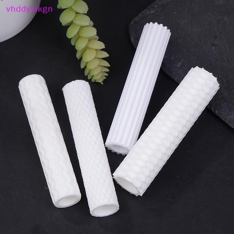 VHDD เครื่องปั้นดินเผานุ่มต่างหู Polymer Clay Cutter Roller Texture Polymer Clay Seamless Polymer Cl