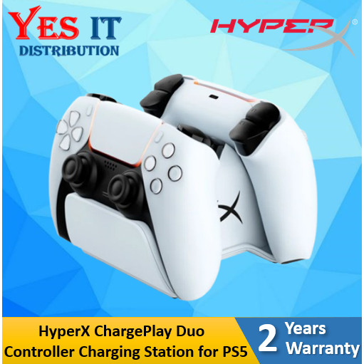 HyperX ChargePlay Duo - สถานีชาร์จคอนโทรลเลอร์สําหรับ PS5 (51P68AA)