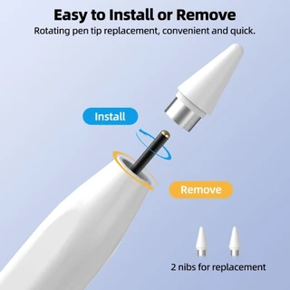 GOOJODOQ Universal Stylus พร้อมจอแสดงผลแม่เหล็กความปลอดภัยอุปกรณ์เสริมทนทานและเปลี่ยนได้ POM Nibs