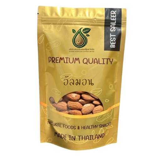 [ส่งด่วน] เม็ดอัลมอนด์ =500กรัม= แอลมอล อัลมอน อัลมอนด์ [พร้อมทาน] เต็มเม็ดใหญ่ เกรด AAA ผลิตใหม่