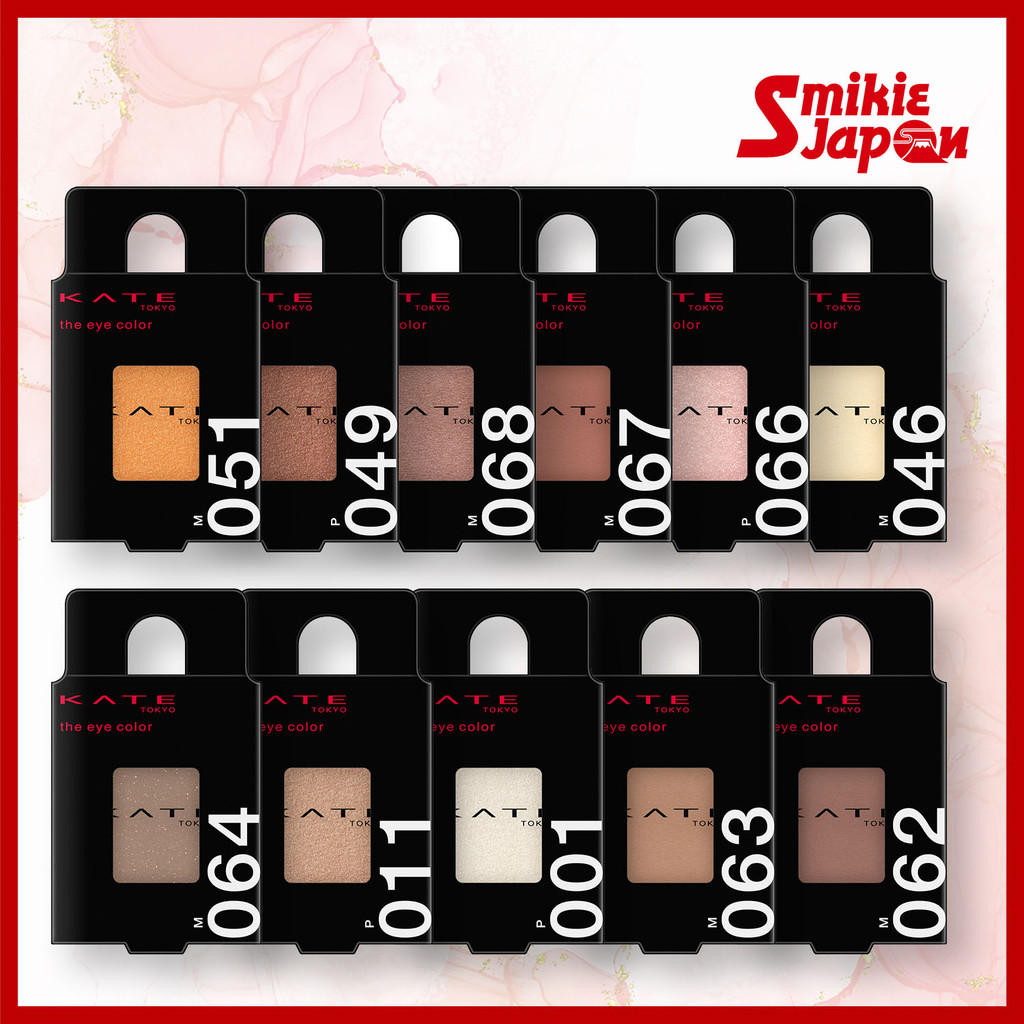 KATE The Eye Color Single Eyeshadow (12 Shades) Pearl Type / Glossy Type Direct from Japan