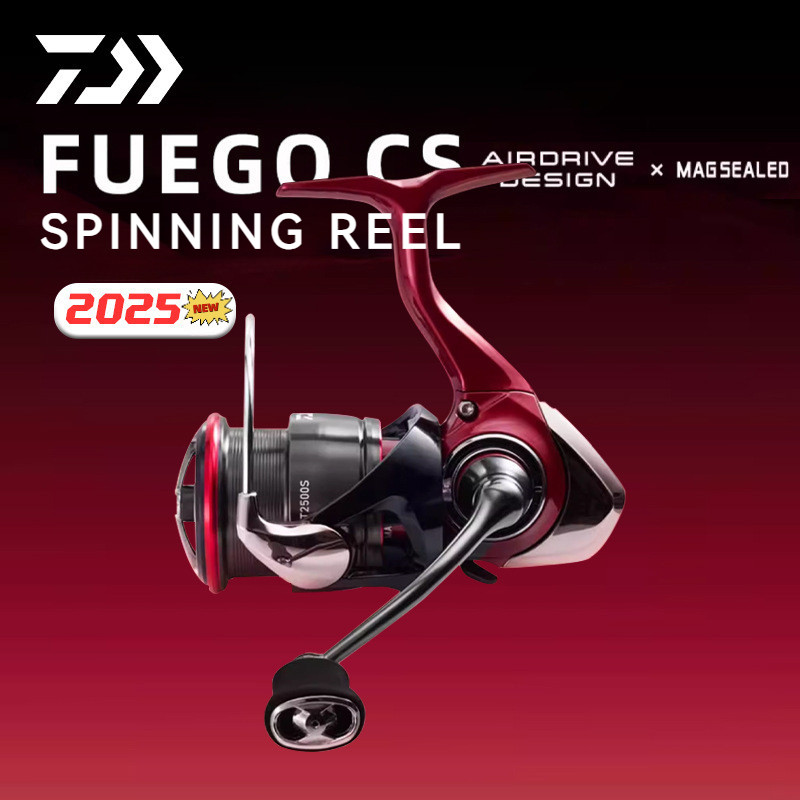 [ข้อเสนอพิเศษ]2025 DAIWA FUEGO CS LT Spinning Reel รอกตกปลา รุ่นใหม่ล่าสุด, ดีไซน์ AIRDRIVE รุ่นต่อไป Fishing Reel รอกสปินนิ่ง