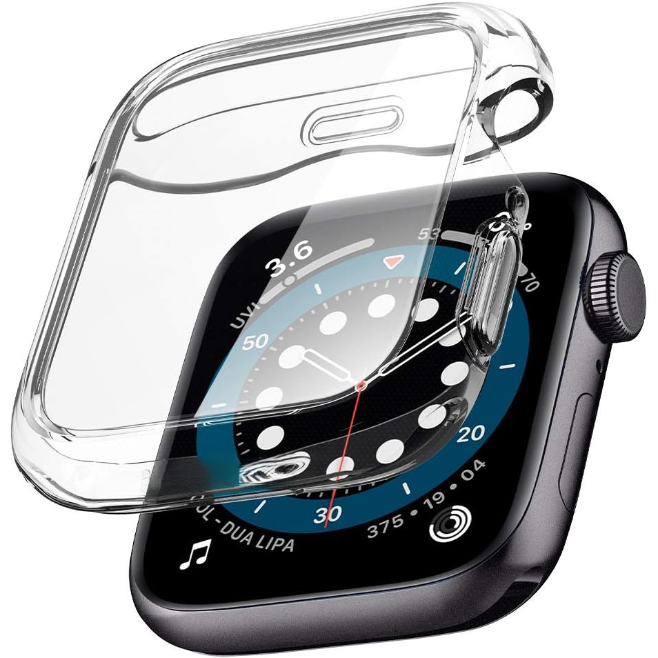 ออกแบบมาเป็นพิเศษสําหรับ Apple Watch Soft Case พร้อมตัวป้องกันหน้าจอสําหรับ Series S10 46MM SE2/6/SE
