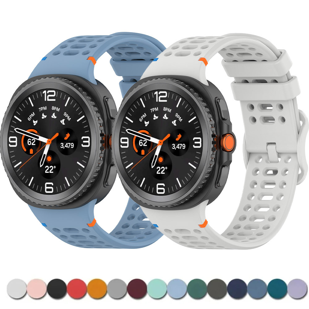 สายซิลิโคนสําหรับ Samsung Galaxy Watch 8/8 Classic 40 44 46 มม.สายรัดข้อมือแบบปรับได้ Galaxy Watch8 อุปกรณ์เสริม