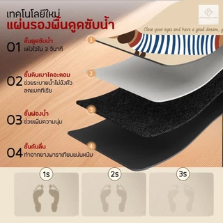 พร้อมส่ง🔥 พรมเช็ดเท้า พรมไดอะตอม พรมเช็ดเท้าในห้องน้ำ ไร้ขน ไม่อมฝุ่น ลายหมาดัชชุน ซับน้ำดีมาก พรมห้องน้ำ พรมกันลื่น พรม
