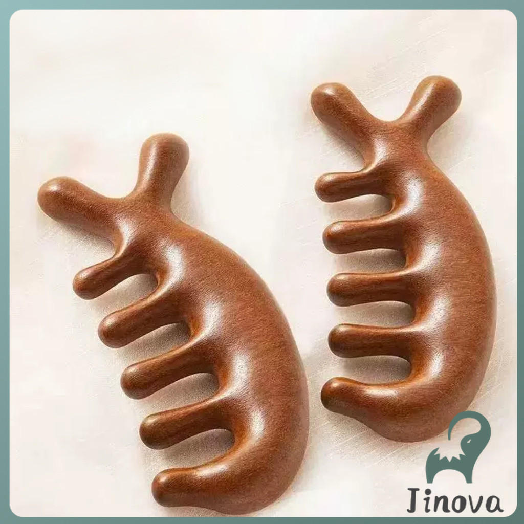 Jnv หวีนวดอเนกประสงค์ นวดศีรษะ หนังศีรษะผ่อนคลาย Massage comb - รูปที่ 4