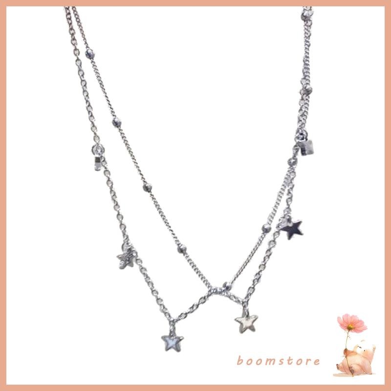 Boom Star ลูกปัด Strand สร้อยคอ Star จี้ Choker แฟชั่นอุปกรณ์เสริมคอเครื่องประดับวัสดุสําหรับแฟชั่น Ladie