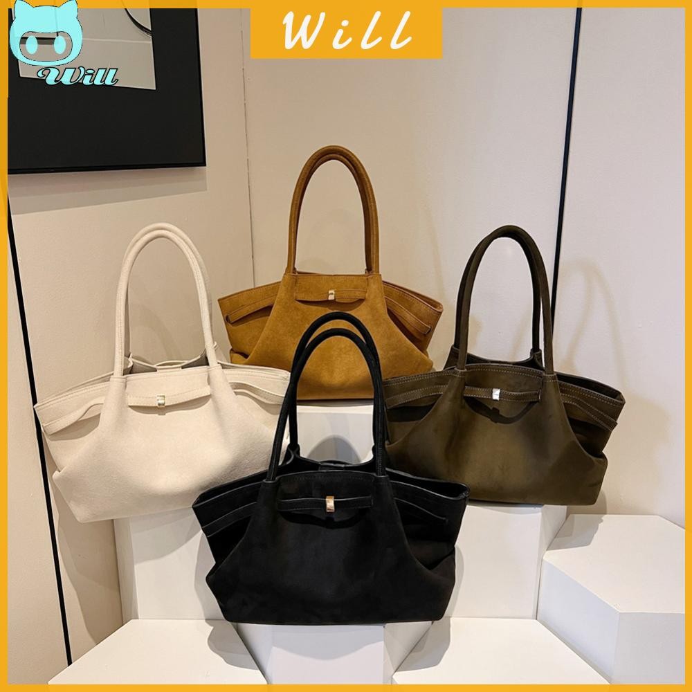 ผู้หญิง Frosted Tote กระเป๋าถือขนาดใหญ่ความจุอินเทรนด์ไหล่หญิง Commute