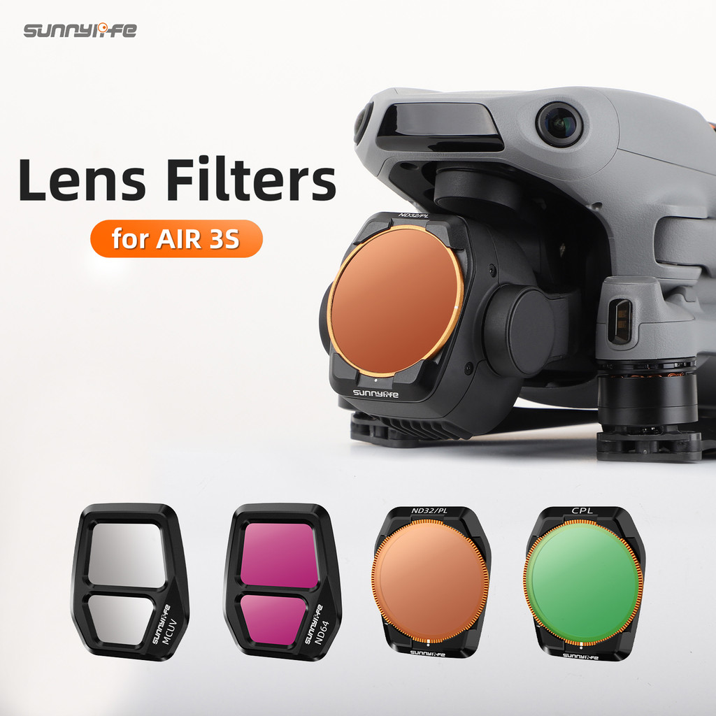 สําหรับ DJI Air 3S กรองปรับโลหะ CPL ND64 Polarizer Dimmer ND16/PL อุปกรณ์เสริมสําหรับกล้อง