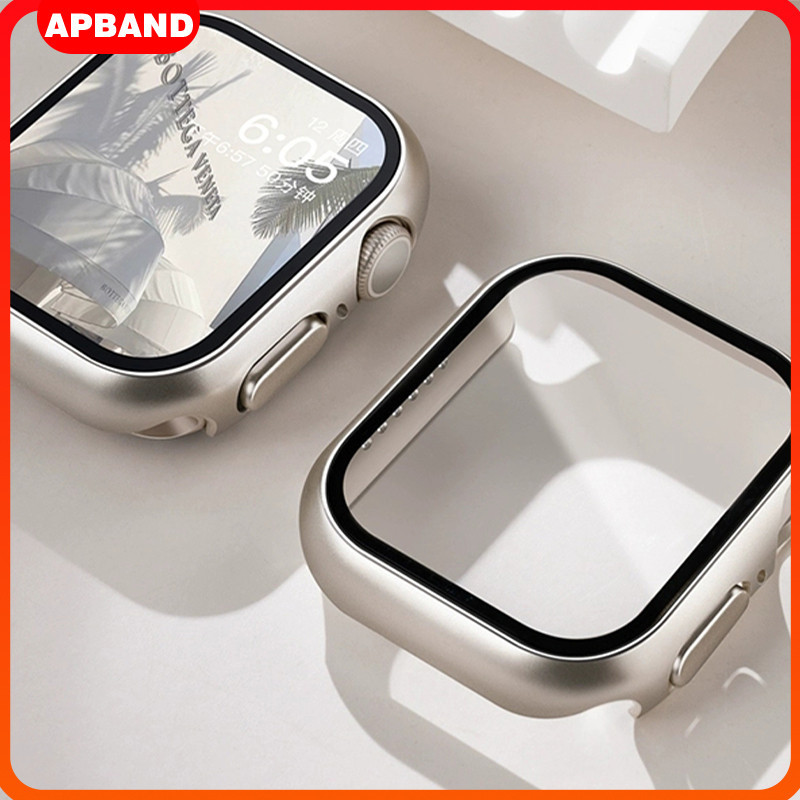 เคสพีซี Temepreed Glass for Apple Watch Ultra 3 2 SE 3 249มม IWatch 46 45 44 41 40 42 38มม Series 11 10 9 8 7 6 5 4 3