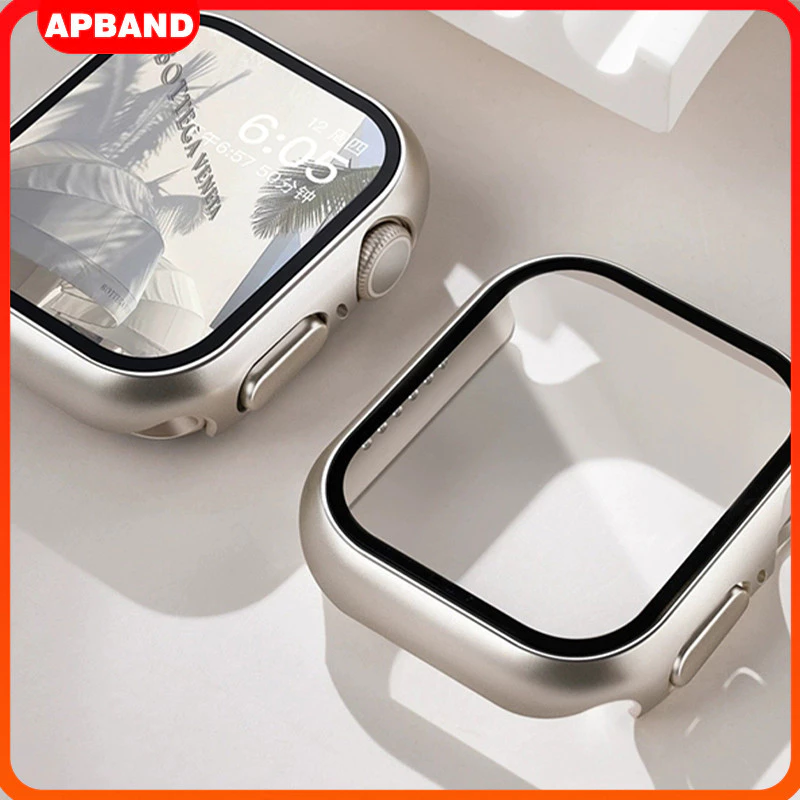 เคสพีซี Temepreed Glass for Apple Watch Ultra 3 2 SE 3 249มม IWatch 46 45 44 41 40 42 38มม Series 11 10 9 8 7 6 5 4 3