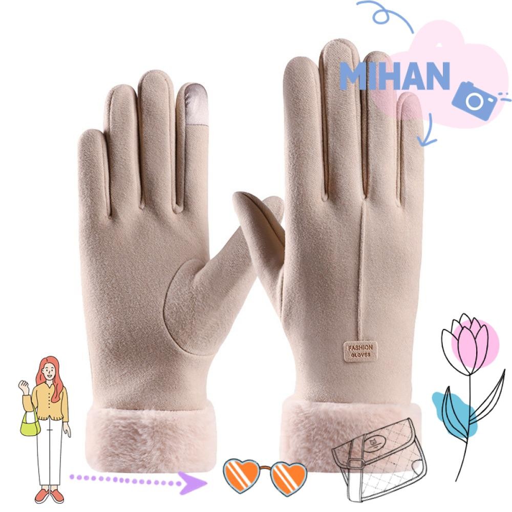 เดือน ถุงมือฤดูหนาว, ถุงมือหน้าจอสัมผัสที่อบอุ่นแบบเต็มนิ้ว, ถุงมือเล่นสกีหน้าจอสัมผัสได้ ผู้หญิงผู้ชาย