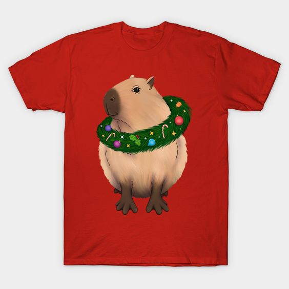 [Sso cute]Christmas Capybara Kid's Jongens Meisjes Unisex T-shirt