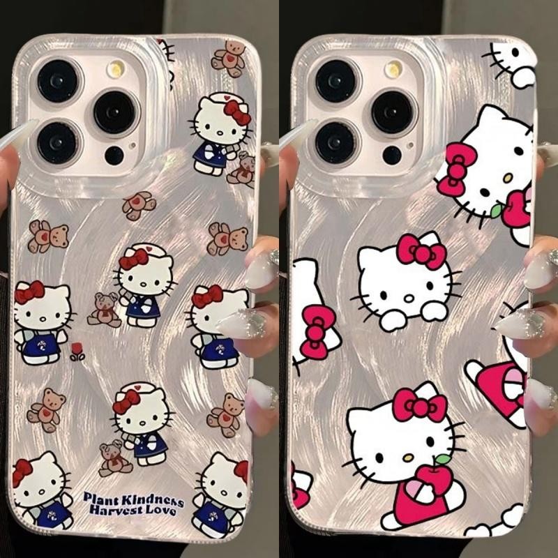 Yเคส Hello Kitty น่ารักสำหรับ Samsung Galaxy A55 5G A35 A54 A34 A52 A53 A14 A15 A23 A24 A05 A05S A06