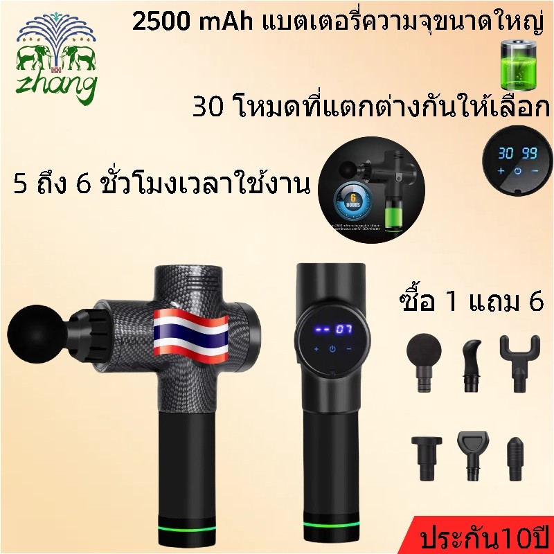 เครื่องนวดมือถือ Fascia Gun ปืนนวดไฟฟ้า นวดกล้ามเนื้อที่นวดไฟฟ้า ปืนนว massage gun ปืนนวด แบบมินิ Mini