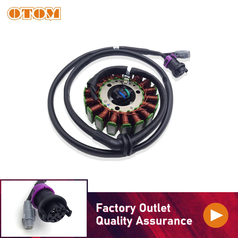 Mo Motorcycle Stator Coil Magneto Generator Rotor Assy For Loncin YF300 Original Accessories Dirt Bi