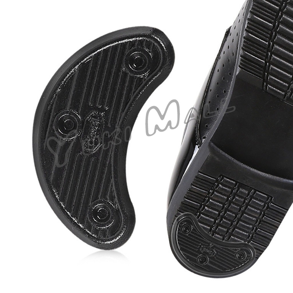 Yuki เกือกม้า แบบพลาสติกอ่อน กันส้นรองเท้าสึก ขายเป็นคู่ Shoe Repair Pad - รูปที่ 2