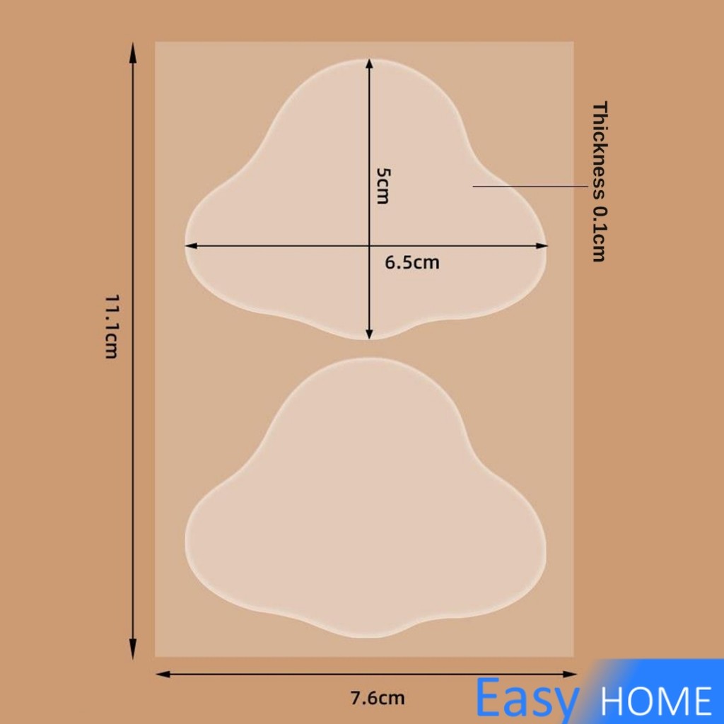 Easy สติกเกอร์เจล 2Pcs/set แผ่นแปะกันน้ำ สําหรับติดเท้า กันกัด นุ่มสบาย ดูแลเท้า heel stickers ราคา ถูกที่สุด ดีลบีเคเค แกลเลอรีภาพที่ 7