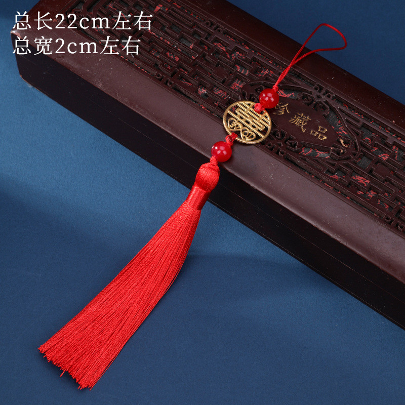 ใหม่สไตล์จีนเทศกาลงานแต่งงานจี้ห้อยจี้ DIY กลุ่มทำด้วยมือจี้จี้เครื่องประดับศีรษะเจ้าสาวชุดฮั่นฟู - รูปที่ 6