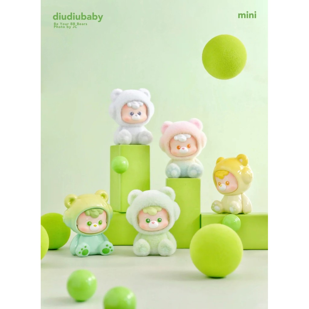 Diudiubaby Be Your Bb Bear Mini Beans พร้อมหมายเลข (18 ชิ้น)