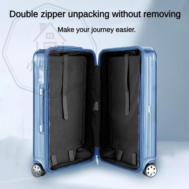 Rimowa กระเป๋าเดินทางป้องกันกรณีเหมาะสําหรับ Original Essential ป้องกันกรณี PVC โปร่งใสฝาครอบ Shock-Resistant Check-In ป้องกัน Rimowa