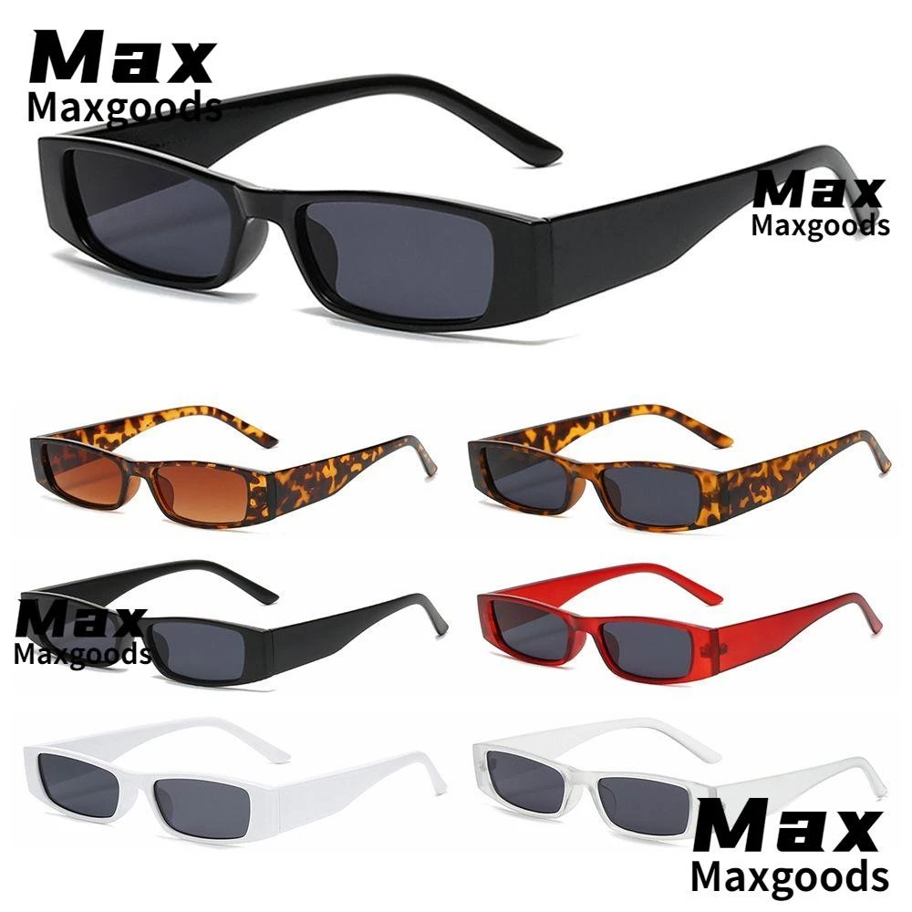 Maxg Retro Sun Glasses Trending Square Glasses กรอบเล็ก