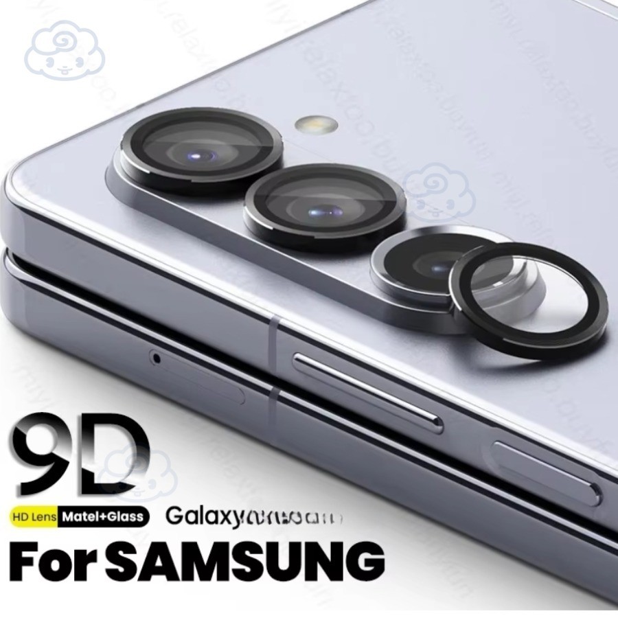SAMSUNG โลหะกล้องเลนส์ป้องกันสําหรับSamsung Galaxy Z Flip 5 Z Flip 6 Zพับ 4 Zพับ 5 Zพับ 6 A05 A06 A0
