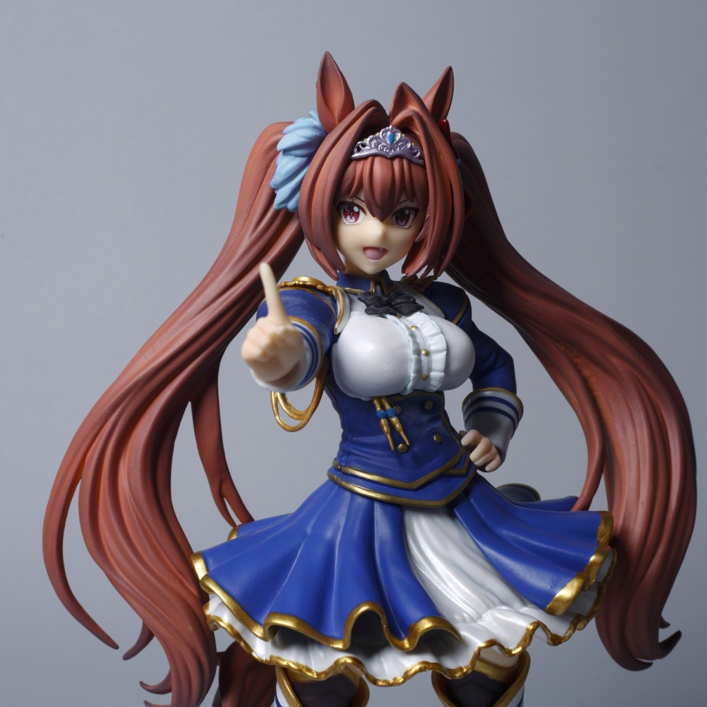 26 ซม.อะนิเมะ Uma Musume: สวย Derby Daiwa Scarlet รูป Toukai Teiou Kitsan สีดํา PVC รูปของเล่นตุ๊กตา