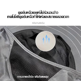 MOTUS หมวกกันแดด 100% หมวกปีกกว้างสำหรับฤดูใบไม้ผลิและฤดูร้อน กันแดด UPF50+ ระบายความร้อนเร็ว