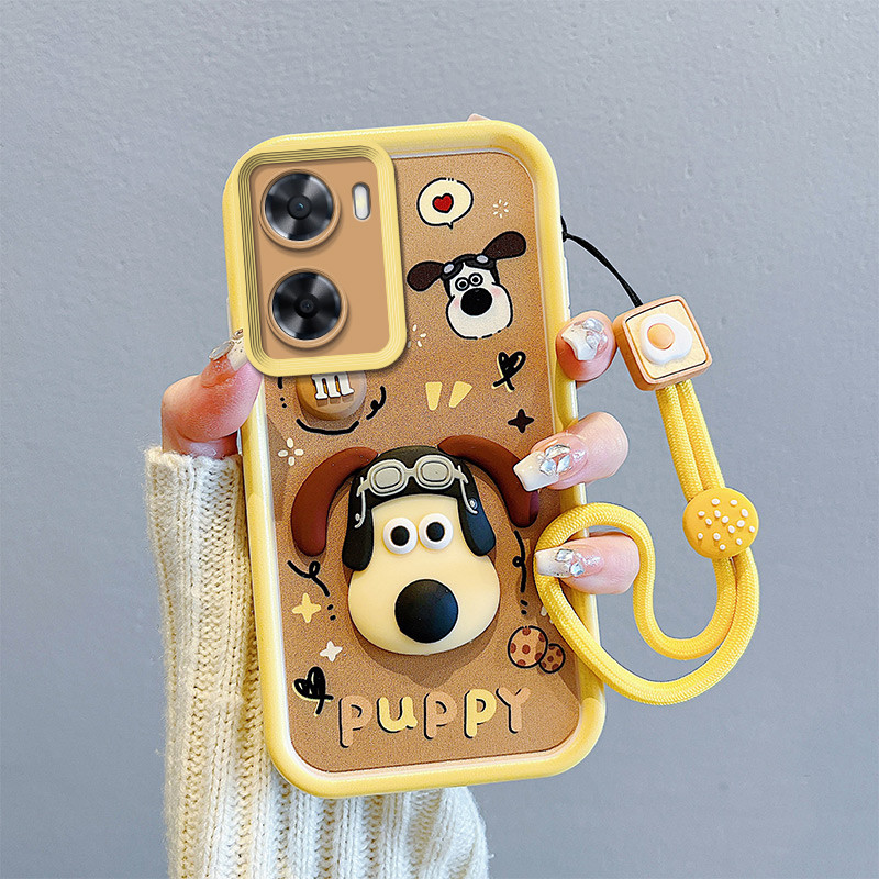 เคส OPPO A57 4G เคสโทรศัพท์มือถือ ลายตาสวรรค์ 3D พร้อมตุ๊กตา สําหรับ BBTY1