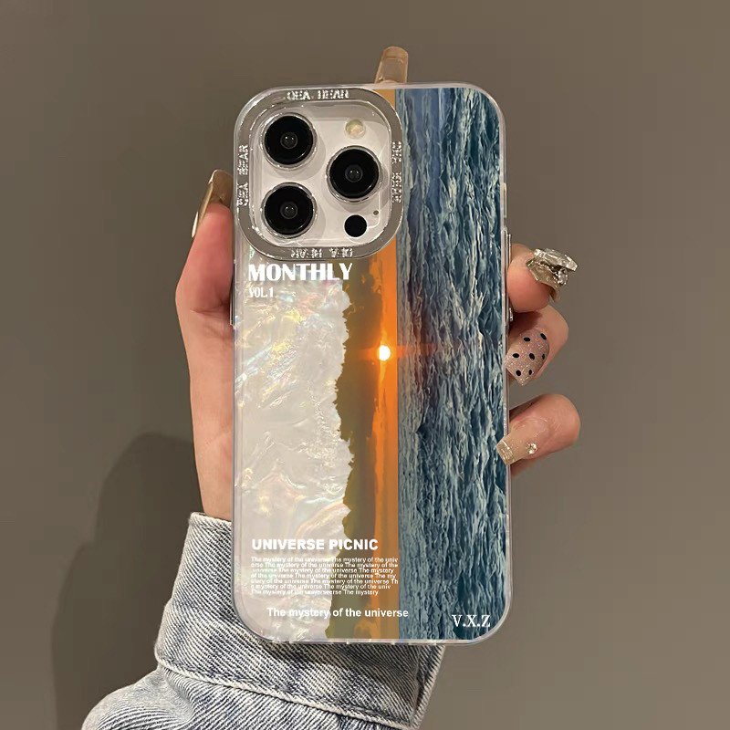 SUN เคสโทรศัพท์ เคสขนนก แบบนิ่ม สำหรับรุ่น 15 14 13 13PRO 13PROMAX 12 Pro Max 11 8plus 7plus 7 XR X XS Max SE 11Pro