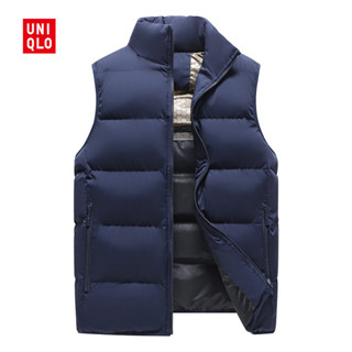 Uniqlo Mens L-8XL Down Vest น้ําหนักเบา Warm สบายกลางแจ้ง Wi…