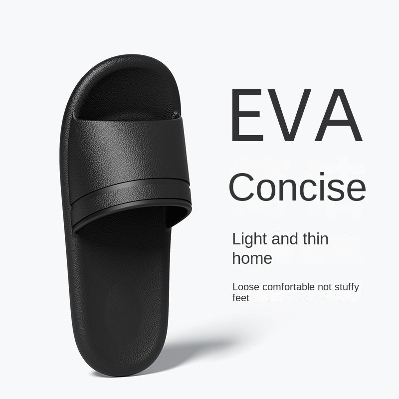 รองเท้าแตะผู้ชายน้ําหนักเบาบางคุณภาพสูง EVA น้ําหนักเบากลางแจ้งในร่ม Universal Flip-Flops Anti-Slip เงียบ Quick-Drying ระงับกลิ่นกายต้านเชื้อแบคทีเรีย