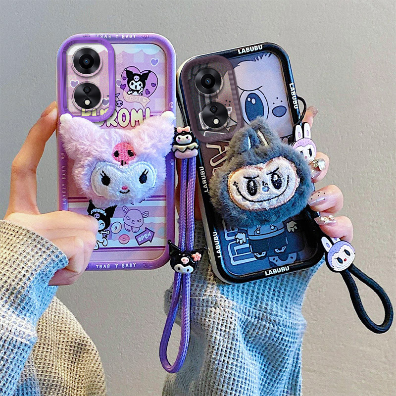 เคส OPPO A58 4G ตุ๊กตา TPU โทรศัพท์ป้องกันกรณี